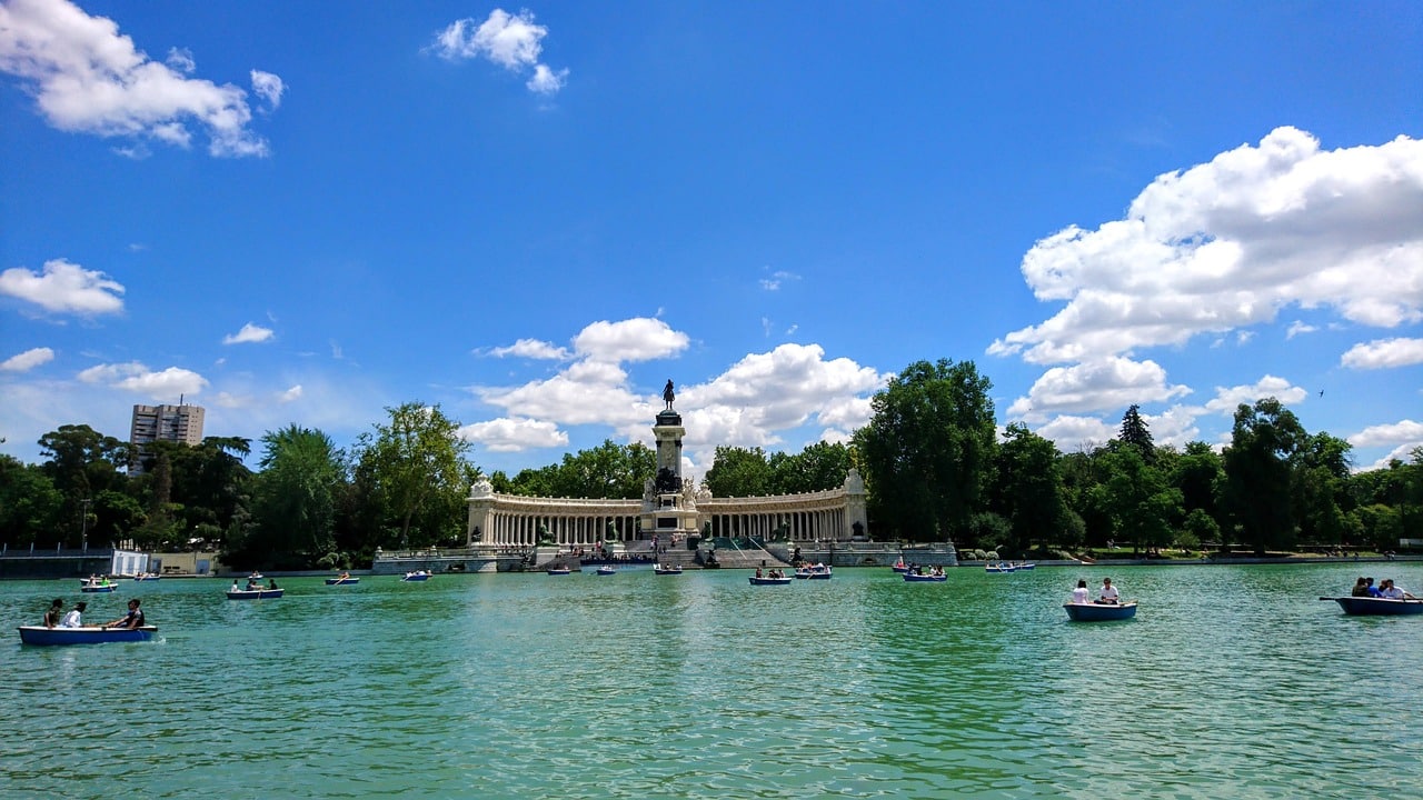 El retiro park, Madrid travel