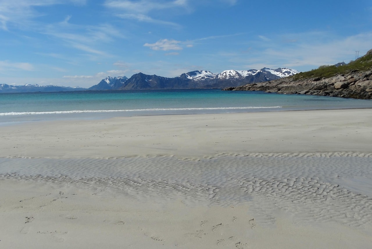 beach in lofoten, Norway