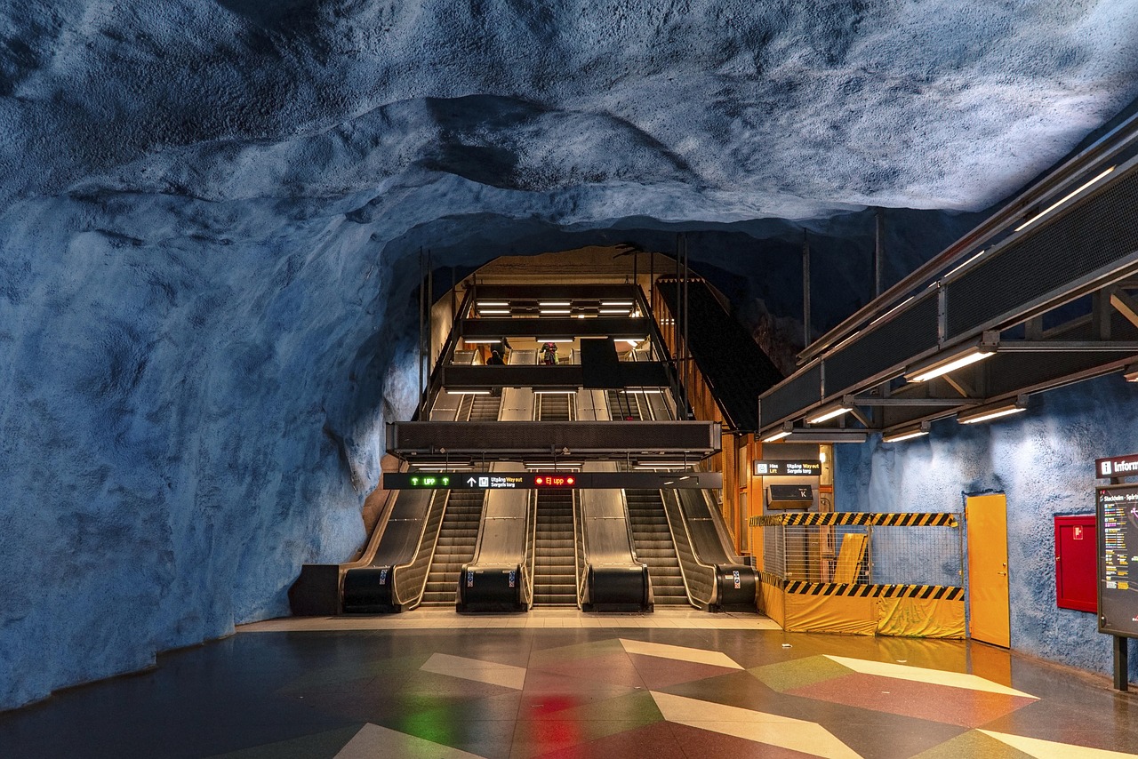 the metro in stocholm